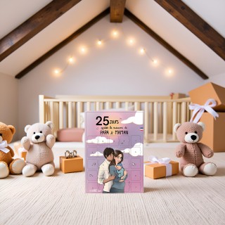 Calendrier de l'après Naissance - 25 jours pour devenir parents