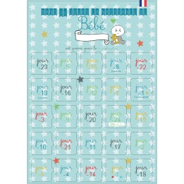 Calendrier de l'avent naissance Garçon ou Fille