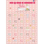 Calendrier de l'avent naissance Garçon ou Fille