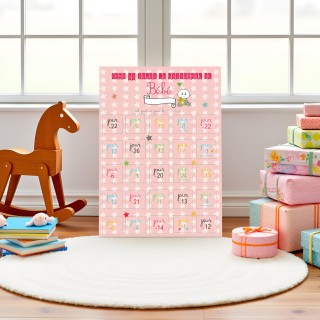 Calendrier de l'avent naissance Garçon ou Fille