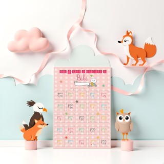 Calendrier de l'avent naissance Garçon ou Fille