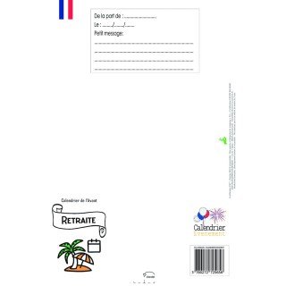 Calendrier de l’Avent Retraite 25 jours – Cadeau original départ en retraite