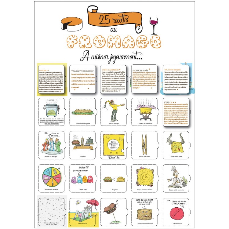 Fromage, 25 recettes, détail
