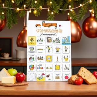 Calendrier de l’Avent Fromage | 25 Recettes Gourmandes & Originales | Idée Cadeau Amateur de Fromage