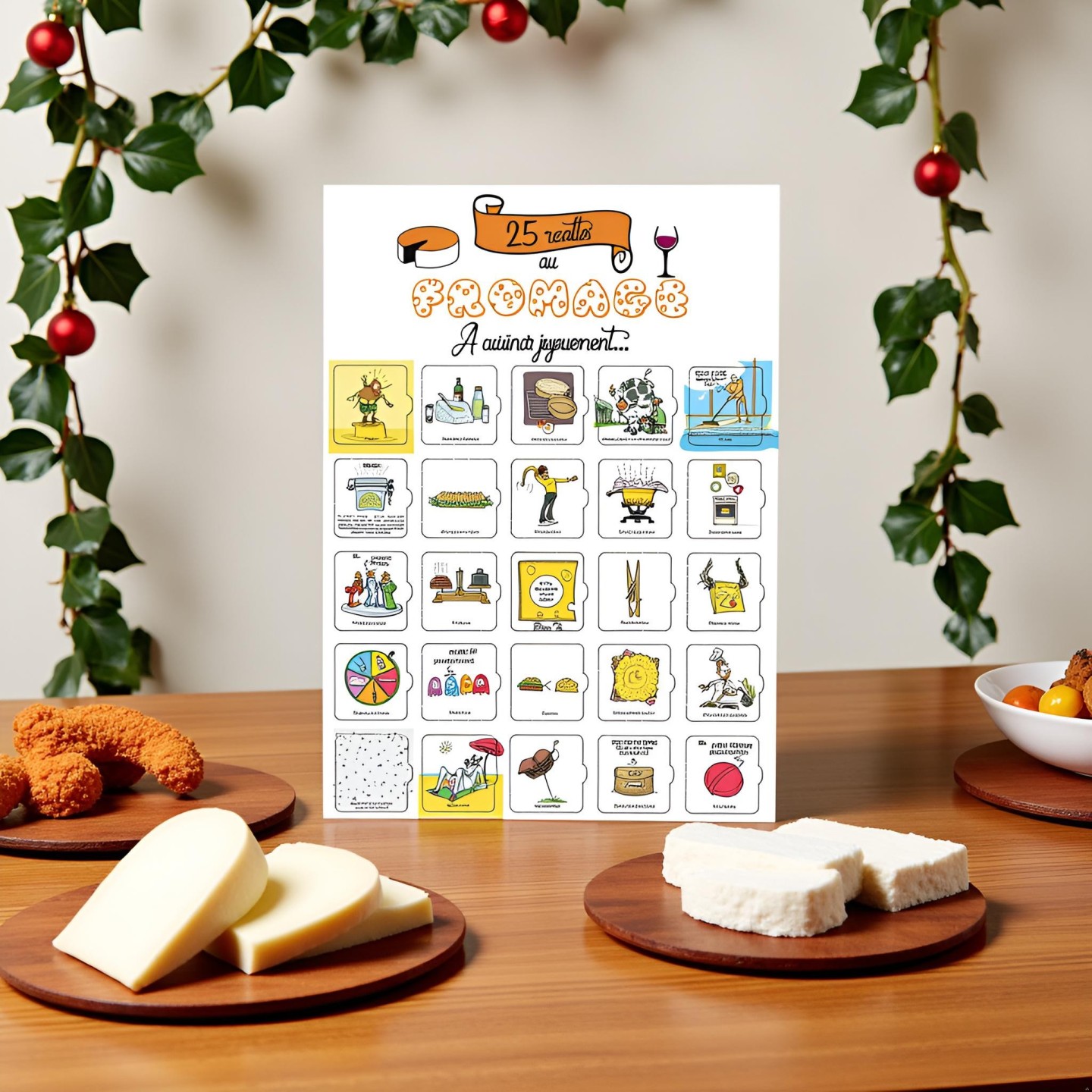 Calendrier de l’Avent Fromage | 25 Recettes Gourmandes & Originales | Idée Cadeau Amateur de Fromage