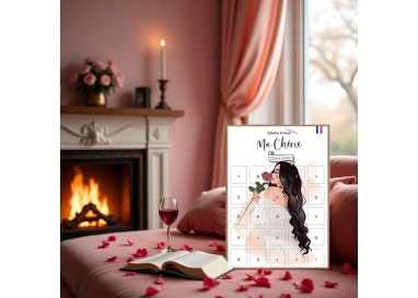 Calendrier "Ma Chérie" — 25 bons d'amour pour femme (A3)