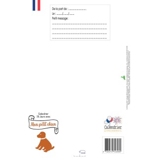 Calendrier "Mon Chien et Moi" – Affiche A3 éducative et ludique