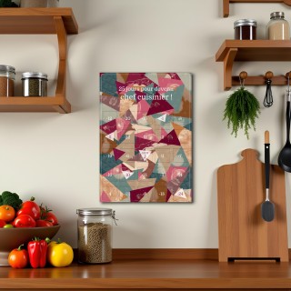 Calendrier cadeau Devenir chef cuisinier compte à rebours 25 jours
