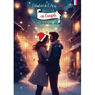 Calendrier Après Noël "25 Défis Secrets" – Idée Cadeau Couple Originale – Jeux Romantiques & Sexy A3
