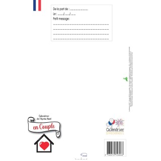 Calendrier Après Noël "25 Défis Secrets" – Idée Cadeau Couple Originale – Jeux Romantiques & Sexy A3
