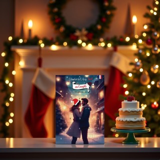 Calendrier Après Noël "25 Défis Secrets" – Idée Cadeau Couple Originale – Jeux Romantiques & Sexy A3