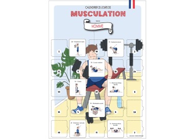 Calendrier de l’Avent Homme - 25 Exercices de Musculation
