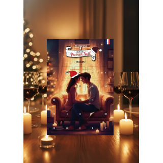 Calendrier de l’Avent Couple Adulte – 25 Jeux & Défis Romantiques et Sexy – Cadeau Homme Femme Noël
