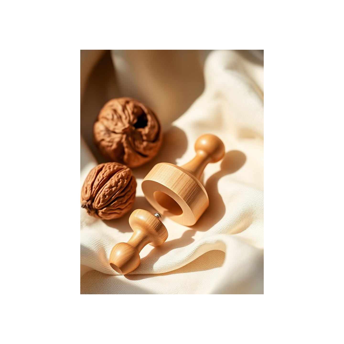 Brise-noix en bois artisanal — l'outil du rituel