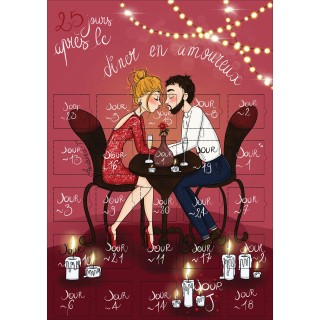 Cadeau Couple Calendrier Avent 25 Jours En Amoureux Cadeau Amou