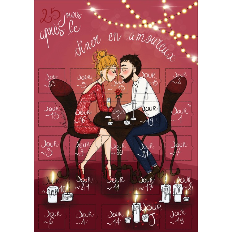 Calendrier Apres Un Diner En Amoureux 25 Jours Calendrier Apres Un Diner En Amoureux 25 Jours
