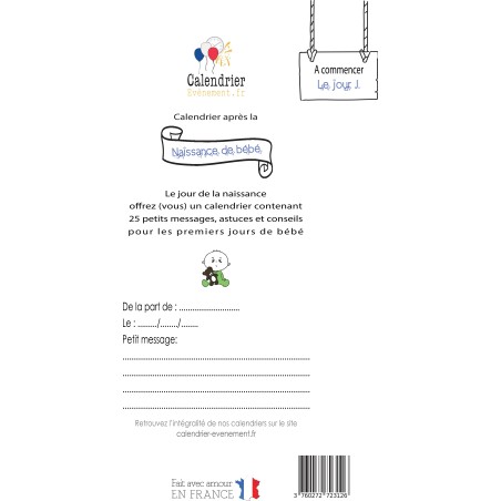 Calendrier Des 25 Premiers Jours De Bebe Cigogne Calendrier Des 25 Premiers Jours De Bebe Cigogne