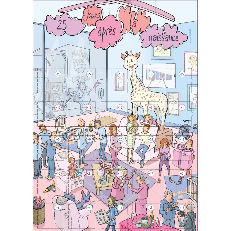 Calendrier De L Apres Naissance 25 Jours Pour Feter L Arrivee De Bebe Calendrier De L Apres Naissance 25 Jours Pour Feter L Arrivee De Bebe