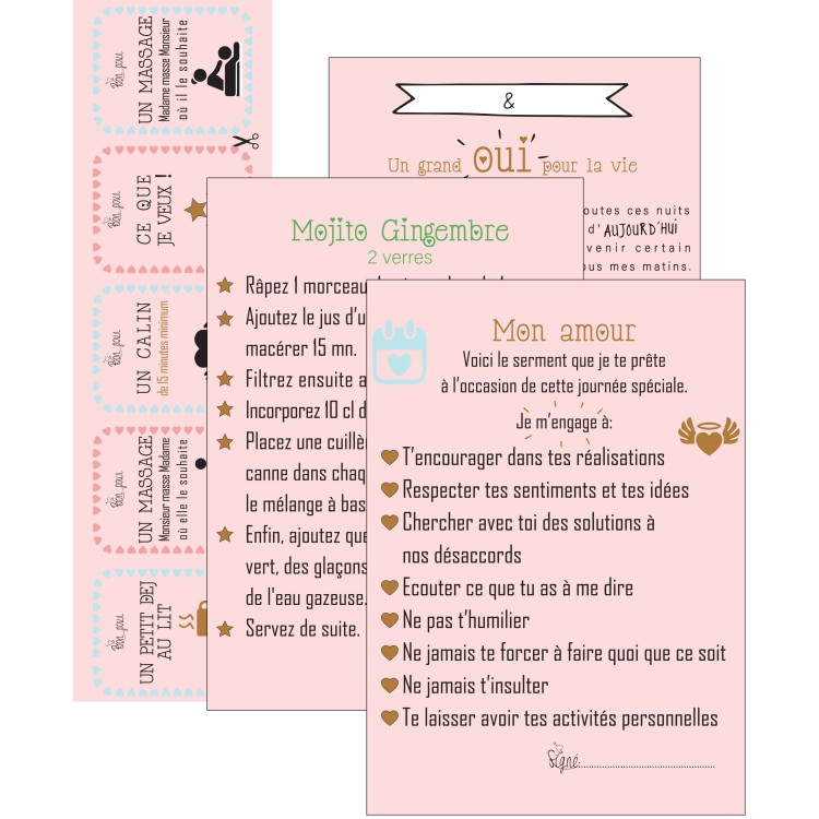 Ensemble 3 Cartes Amour Bons Pour Recette Mojito Gingembre Poeme Se Ensemble 3 Cartes Amour Bons Pour Recette Mojito Gingembre Poeme Se