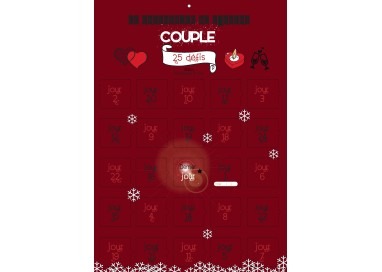 Calendrier de l'avent spécial couple 25 défis petites attentions