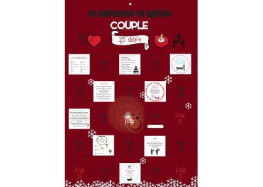 Calendrier de l'avent spécial couple 25 défis petites attentions