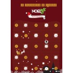 Calendrier de l'avent Noel spécial jeune retraité 25 mots sur la retraite