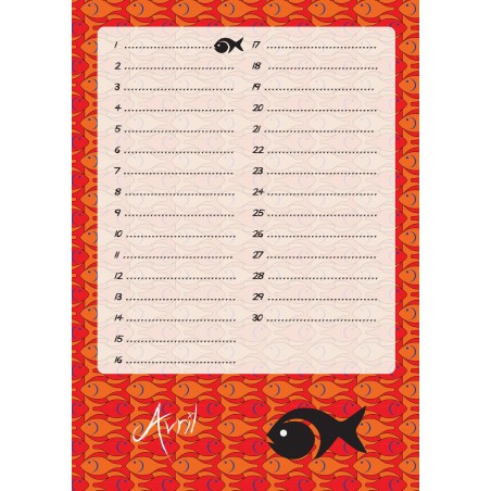 Calendrier Anniversaires Perpetuel Cadeau Anniversaire Bloc 14 Pa