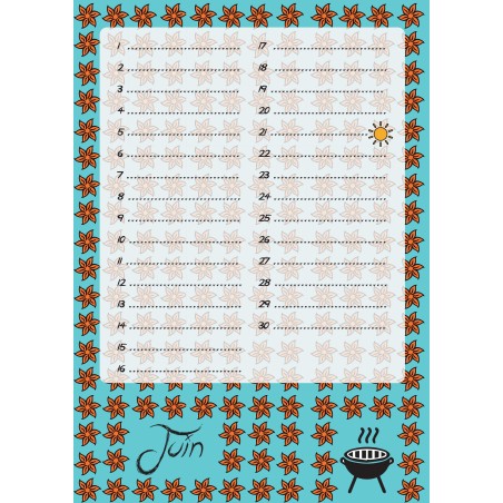 Calendrier Anniversaires Perpetuel Cadeau Anniversaire Bloc 14 Pa