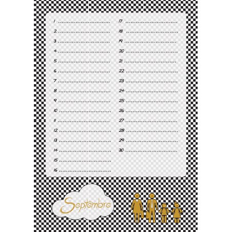 Calendrier Anniversaires Perpetuel Cadeau Anniversaire Bloc 14 Pa
