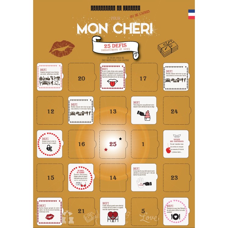 Calendrier de l'avent MON CHERI – 25 défis à partager en couple