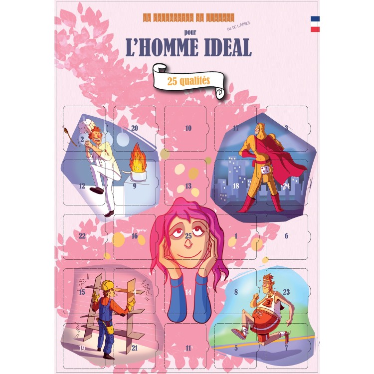 Calendrier de l'avant ou de l'après pour l'homme idéal - 25 qualités Calendrier de l'avant ou de l'après pour l'homme idéal - 25 qualités