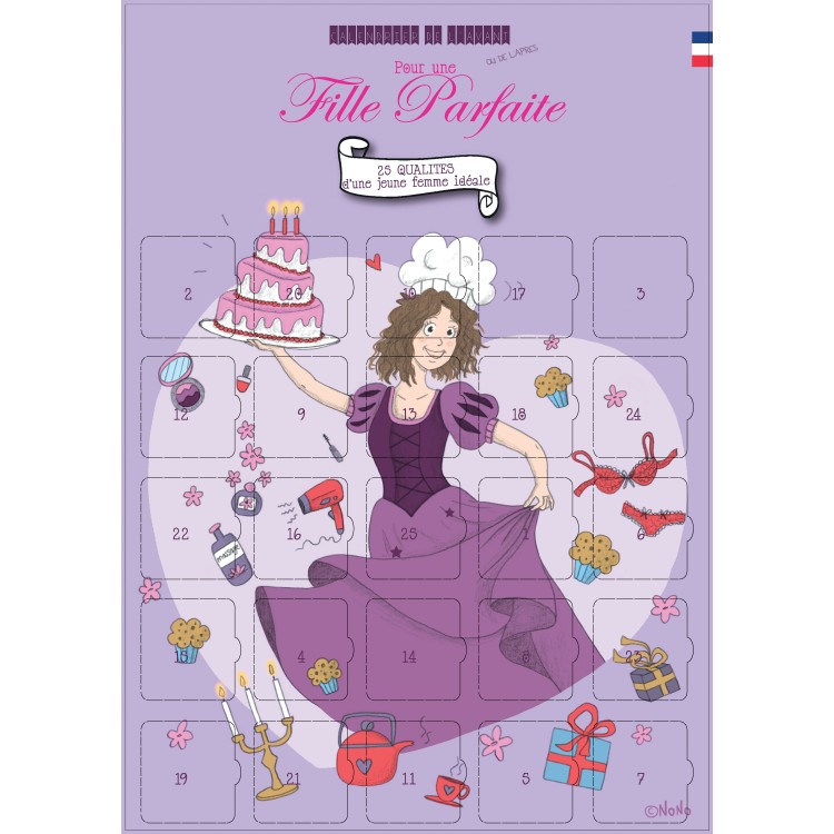 Calendrier de l'avant ou de l'après 25 qualités d'une fille parfaite Calendrier de l'avant ou de l'après 25 qualités d'une fille parfaite
