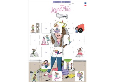 Calendrier de l'avant ou de l'après pour Jeune Fille - 25 Qualités