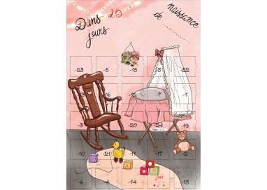 Cadeau Avant La Naissance Fille Compte A Rebours Calendrier 25 Jour Cadeau Avant La Naissance Fille Compte A Rebours Calendrier 25 Jour