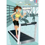 Calendrier Marathon 25 jours Avant le jour J | Préparation physique 25 exercices | 25 cases à ouvrir Format A3