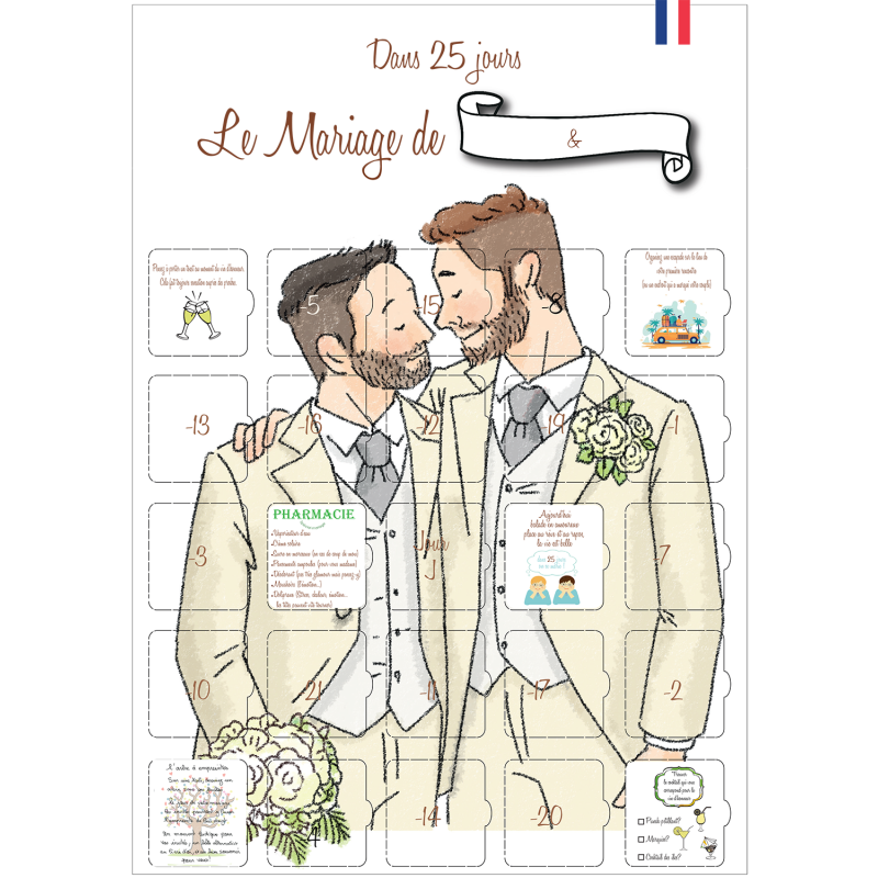Mariage gay, avant le jour J, détail