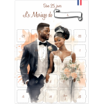 Calendrier Mariage 25 jours Avant le jour J