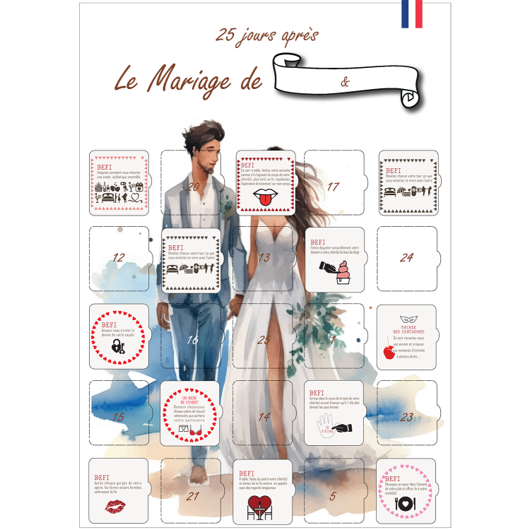 Mariage, après le jour J, détail