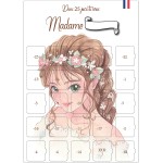 Calendrier de l'avant Mariage 25 jours pour la mariée