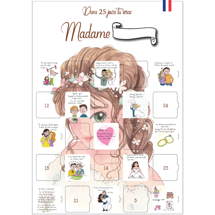 Mariage, pour la mariée, détail