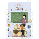Calendrier Maîtresse et Professeur 25 jours à personnaliser