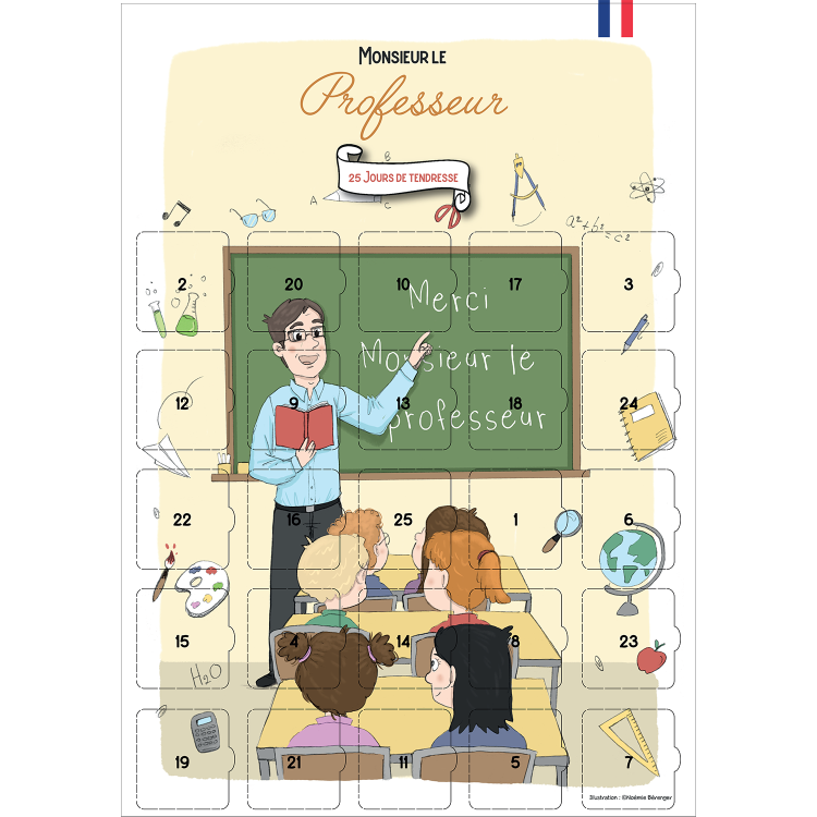 Maîtresse et professeur, détail