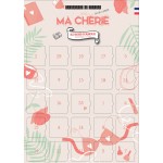 Pack 2 calendriers Couple - Ma Chéri & Mon chéri - 25 défis