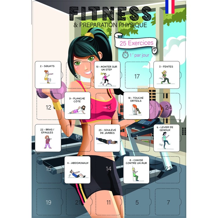 Fitness, 25 exercices, détail