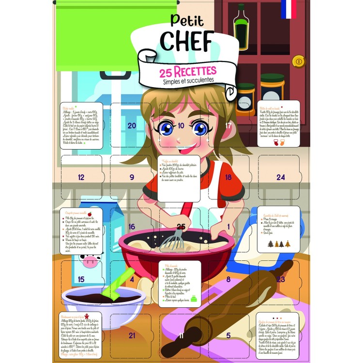 Petit chef, 25 recettes, détail