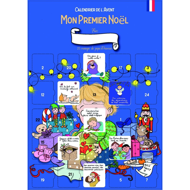 1er Noël, messages d'amour, détail
