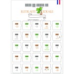 Calendrier compte à rebours départ à la retraite cadeaux