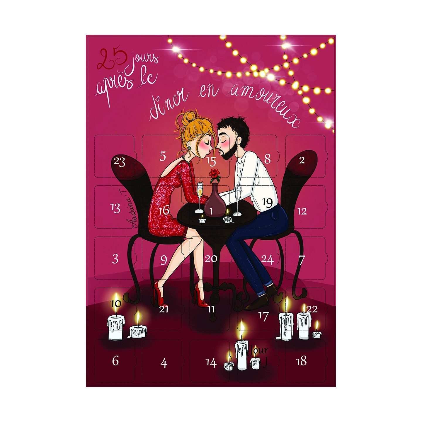 Calendrier de l'après diner en amoureux