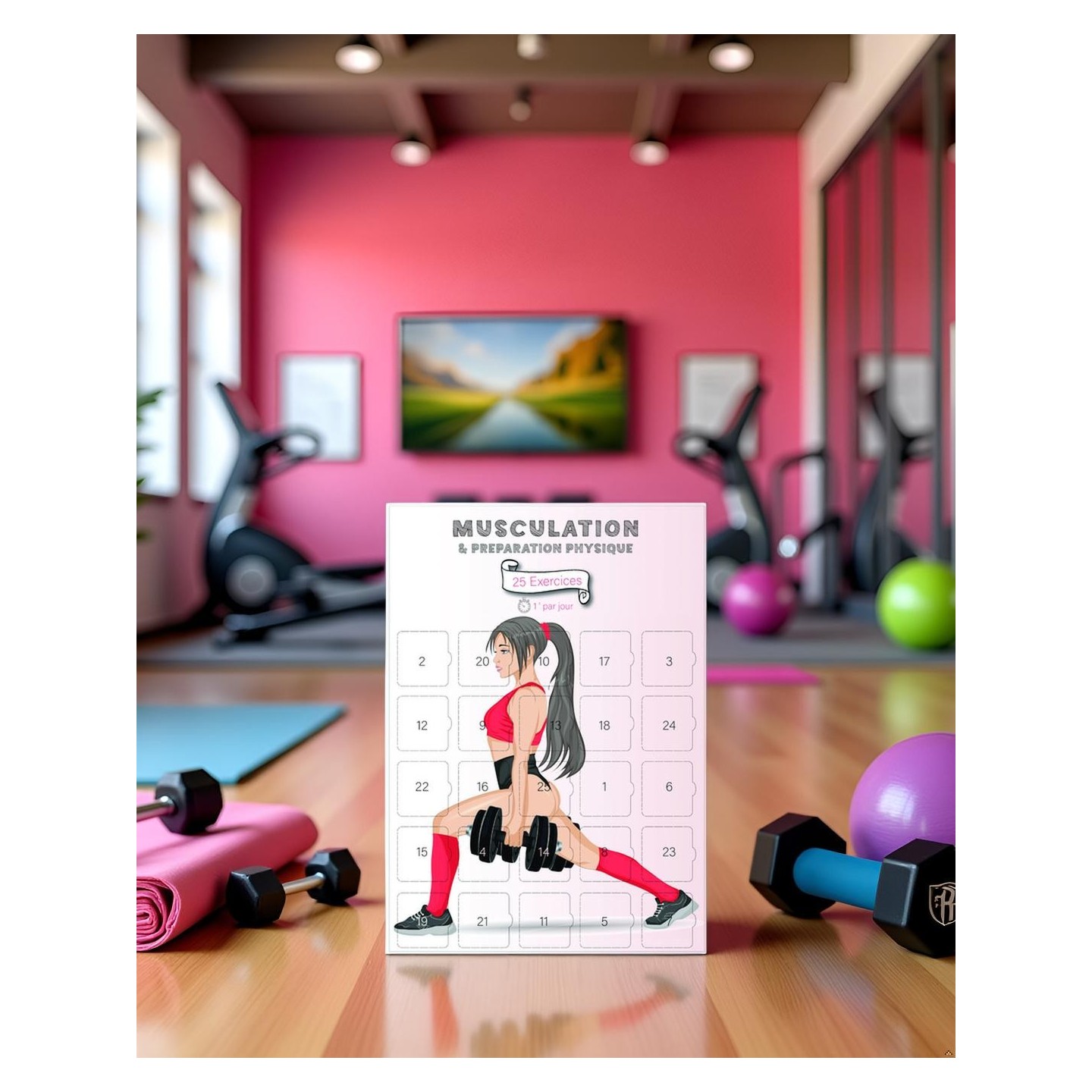 Calendrier 25 jours Musculation | 25 Exercices