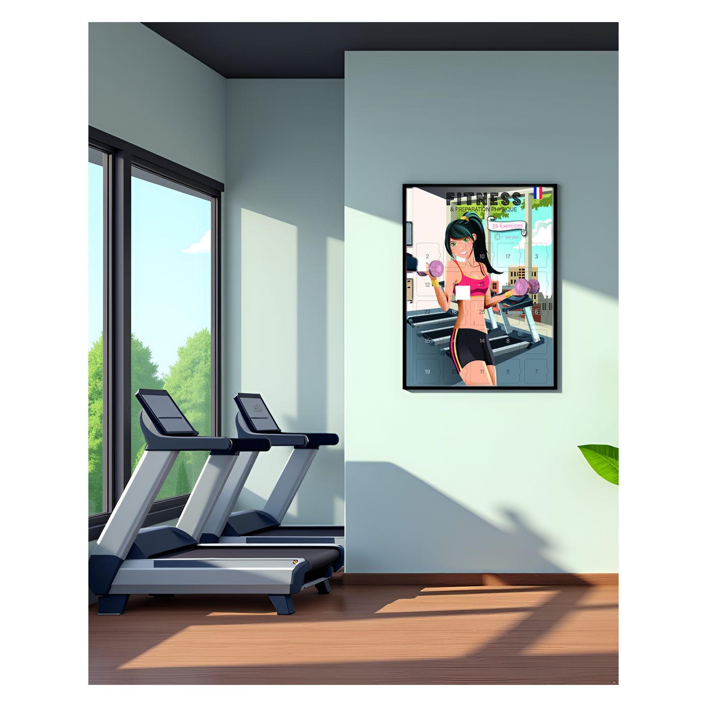 Calendrier Fitness | 25 exercices